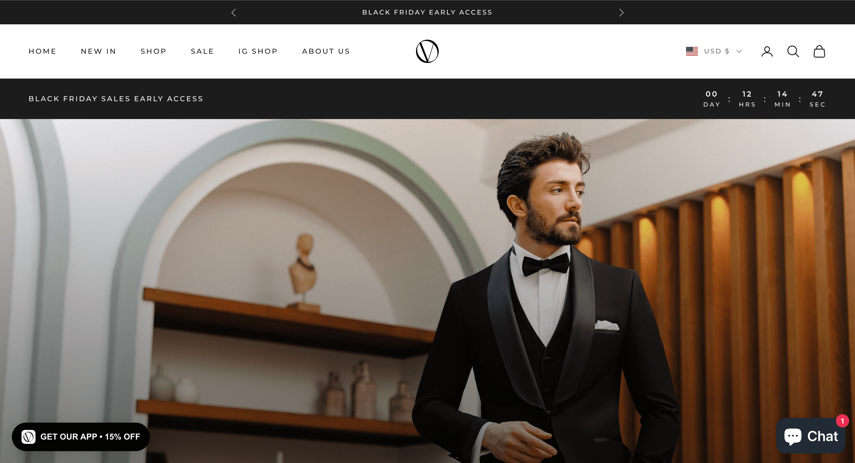 VIOSSI - Men's Slim Fit Suits