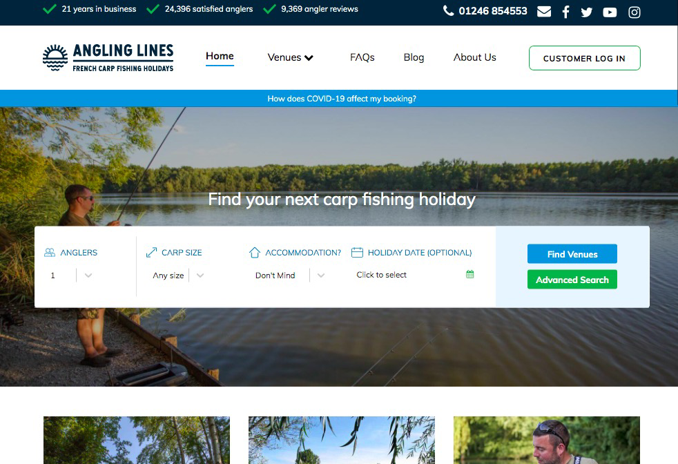 Angling Lines