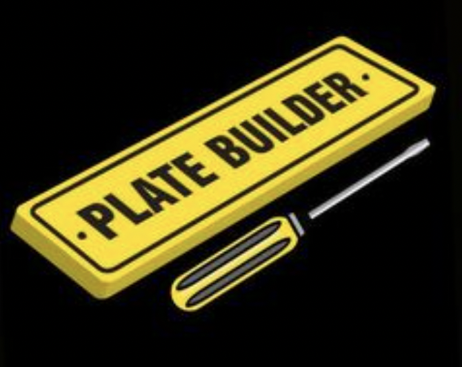 Plate Builder - Custom 3D & 4D Style Number Plates