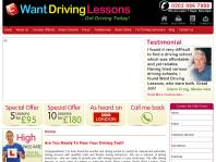 Want Driving Lessons