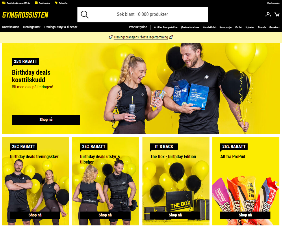 Gymgrossisten.no