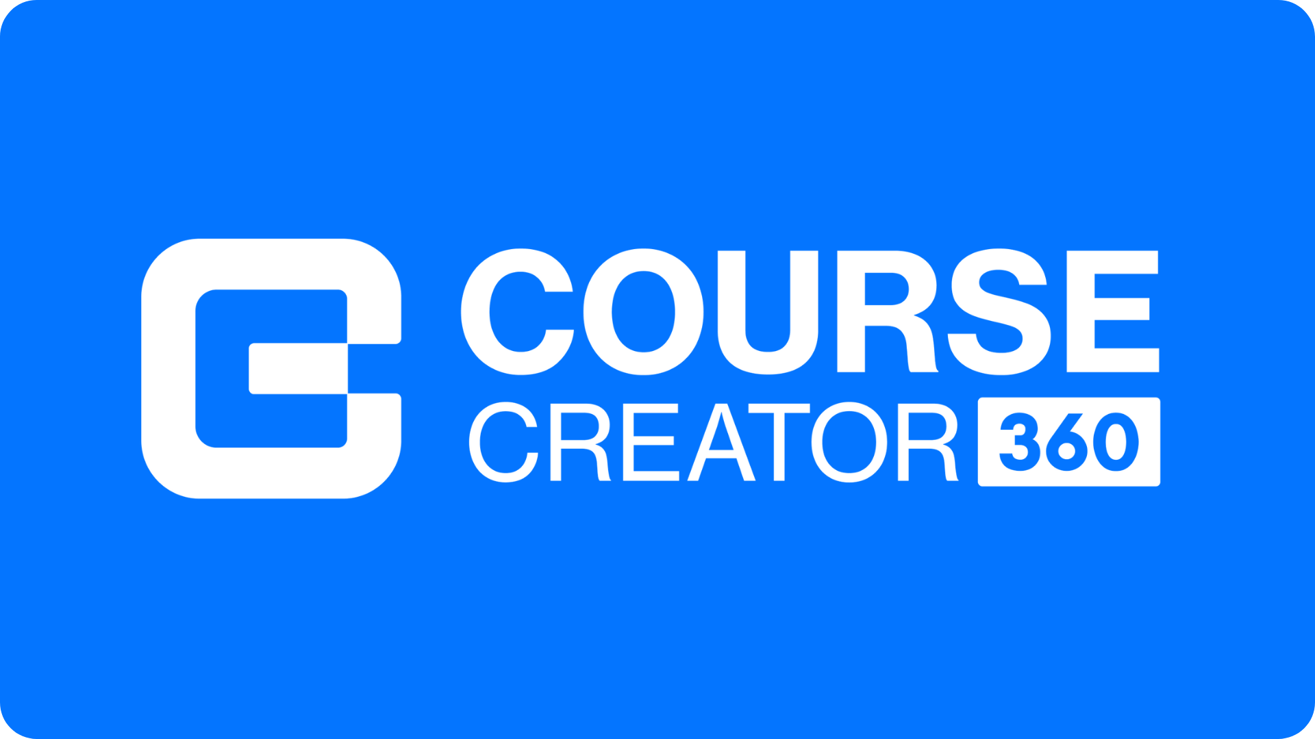 Course Creator 360