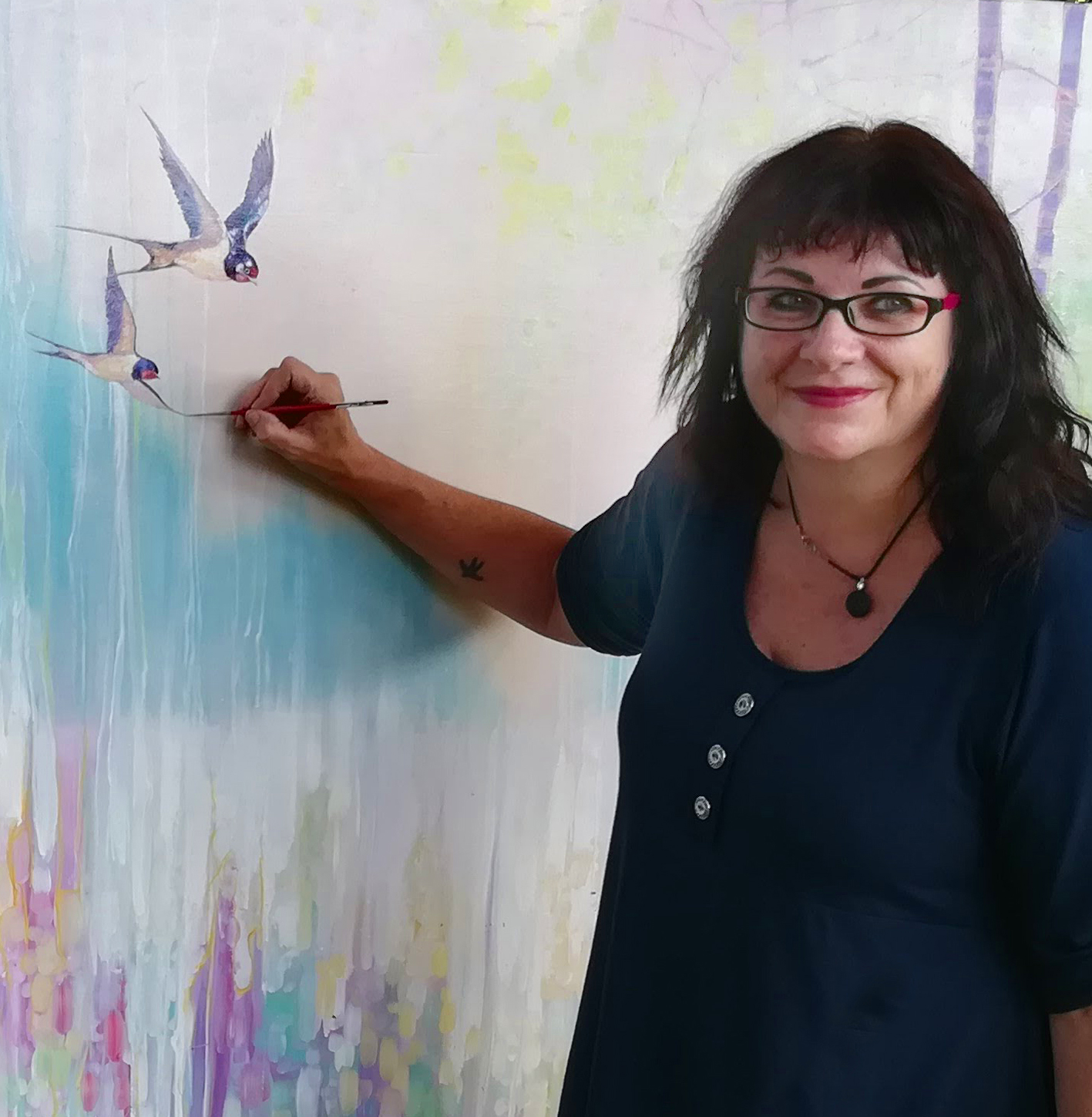 Gill Bustamante - Artist at Sussex Paintings